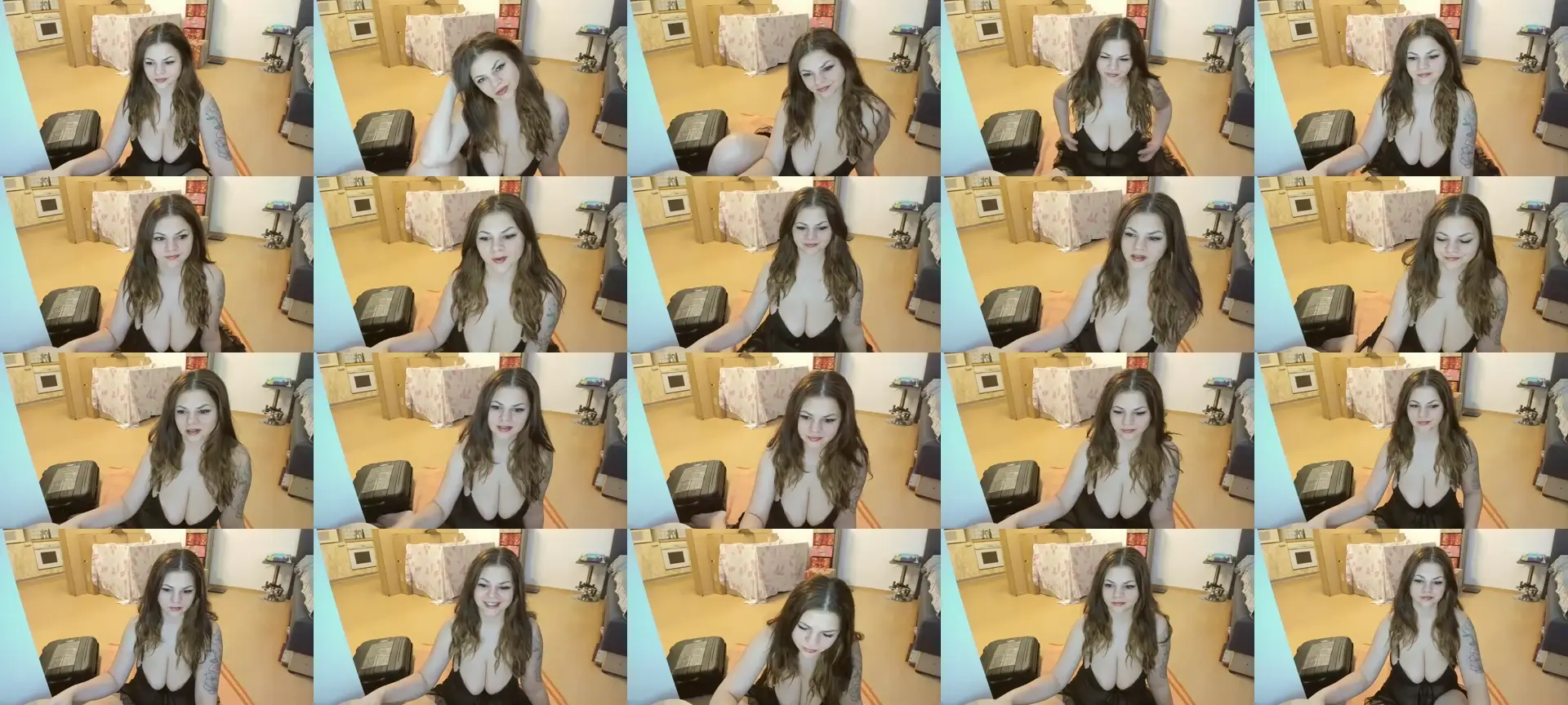 Aymee photo contact sheet