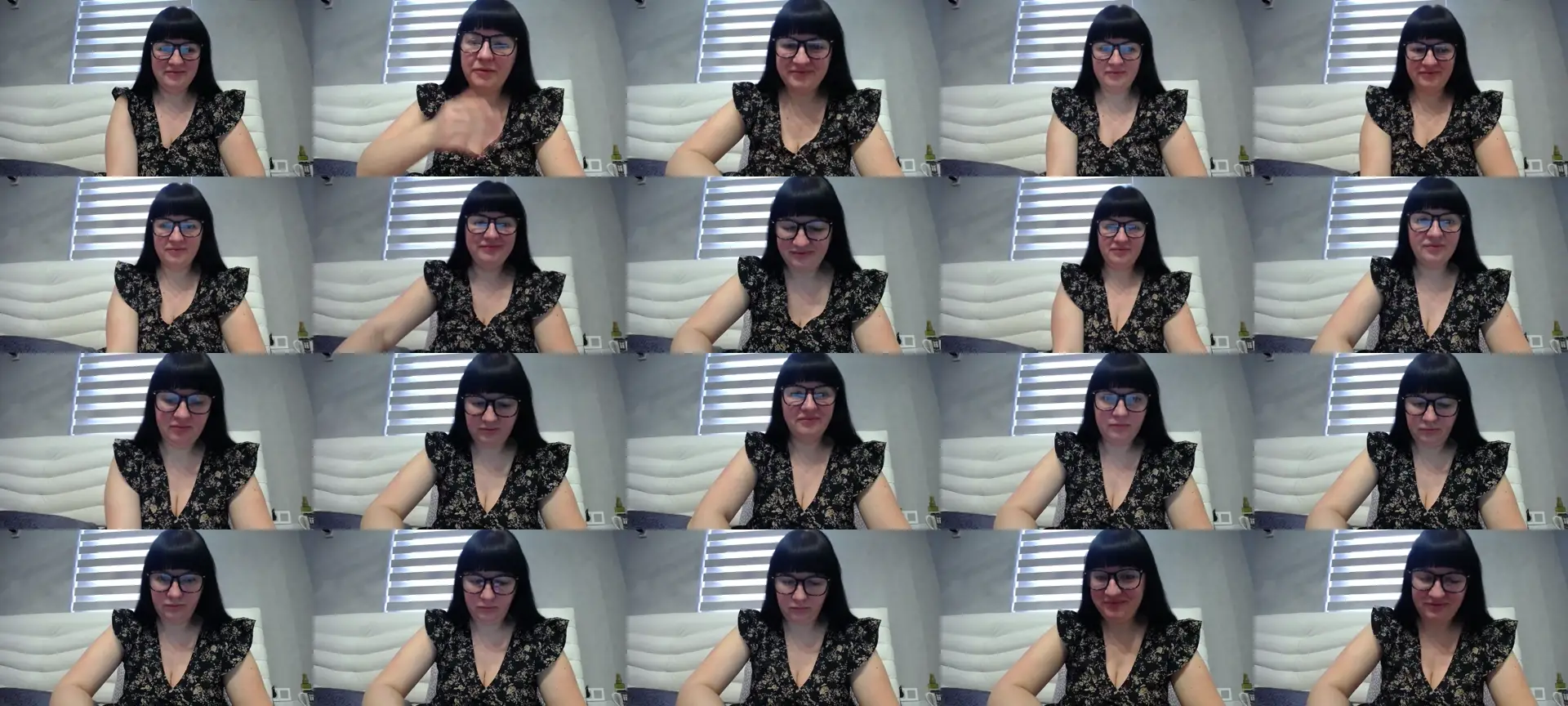 BustyNika photo contact sheet