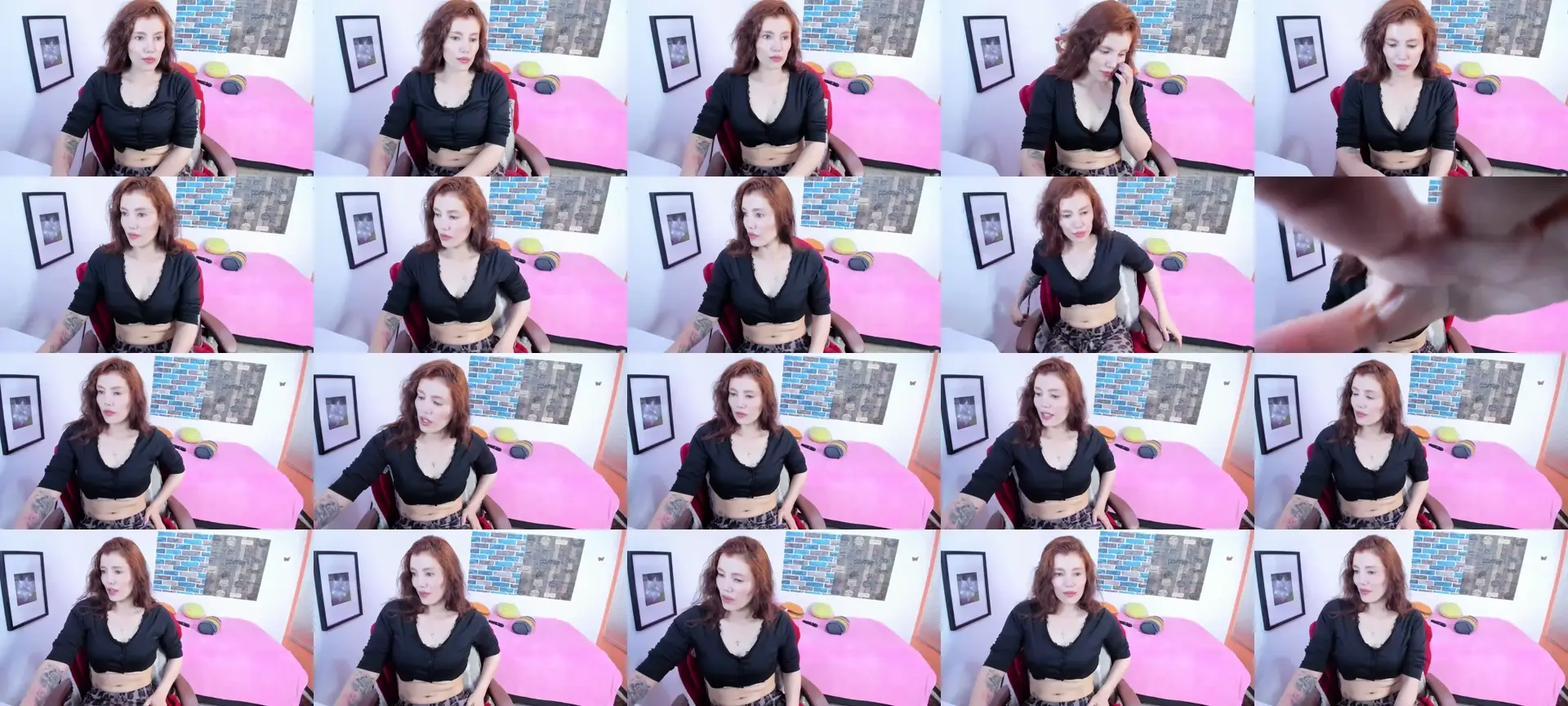 Camigirlsexy photo contact sheet