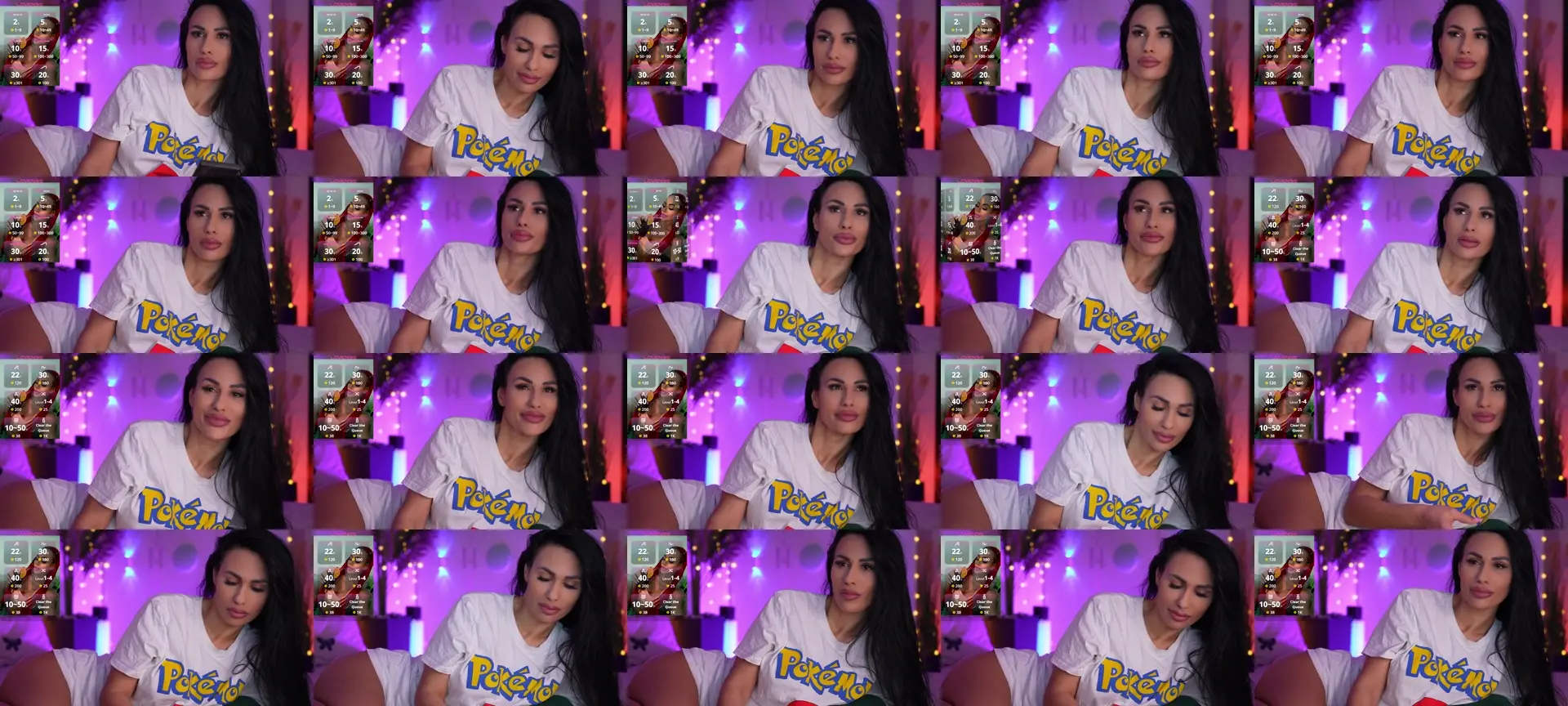 CharlotteKozy photo contact sheet