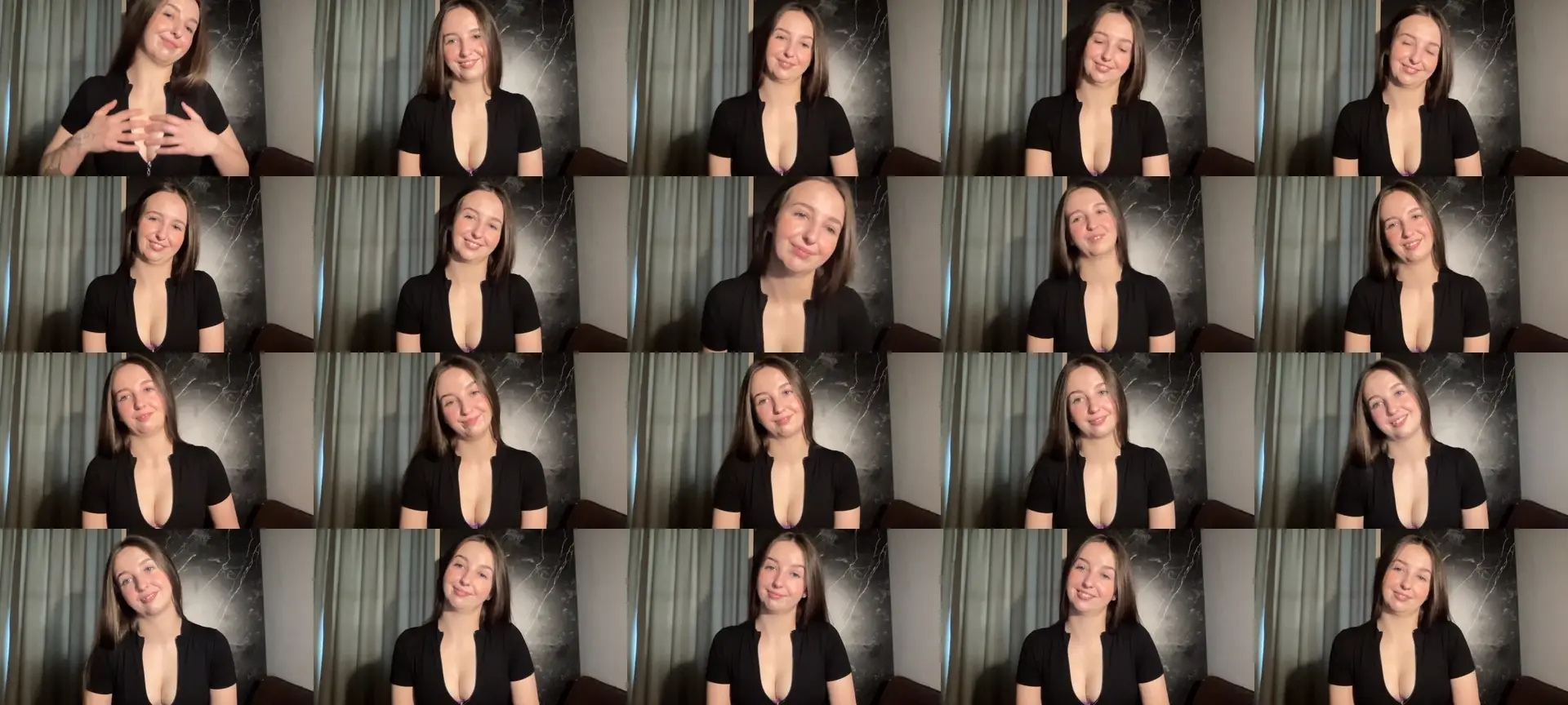 CharlotteTrue photo contact sheet