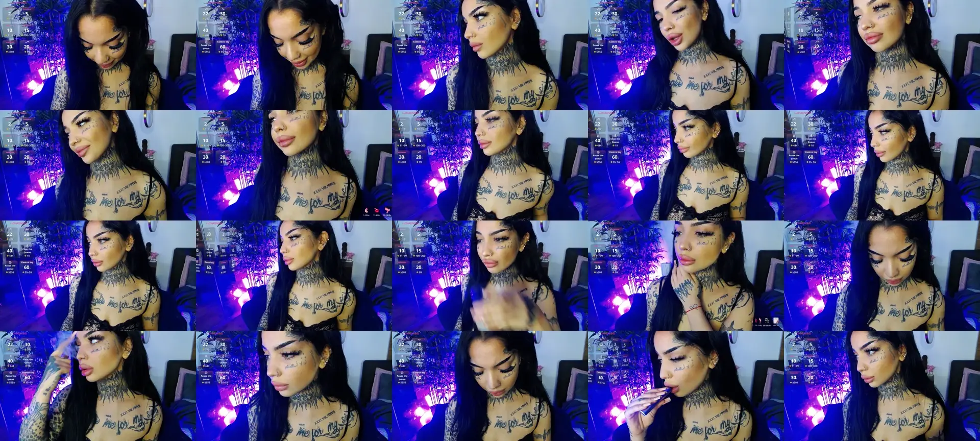 CreamyInkk photo contact sheet