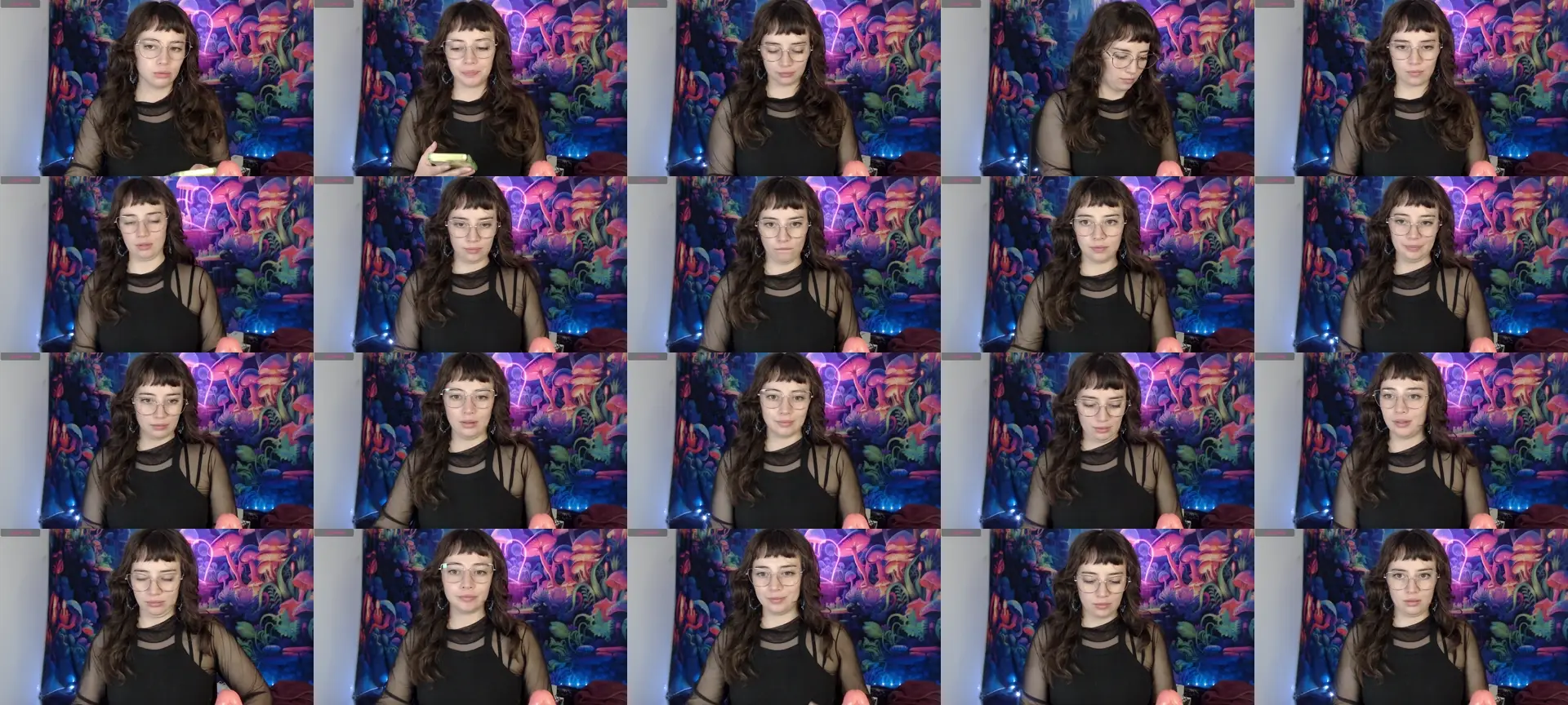HannahHexx photo contact sheet