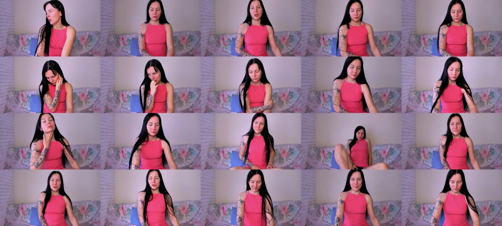 HoneyElle photo contact sheet