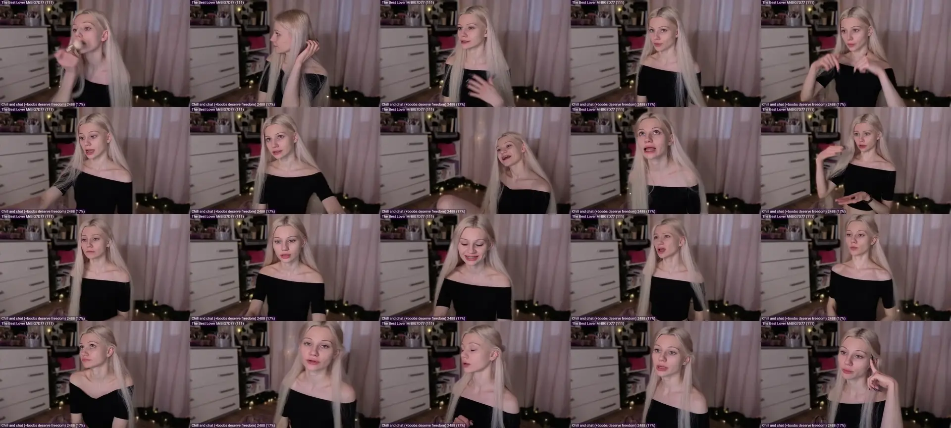 JellyFox photo contact sheet