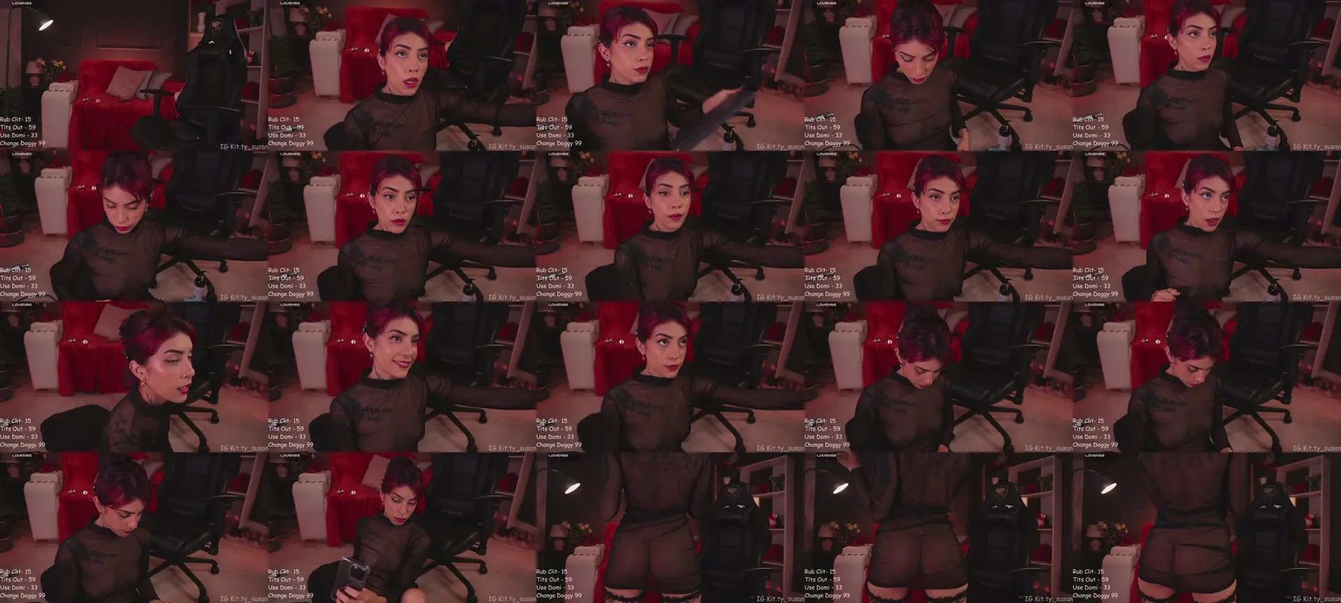 Kitty_L0v3 photo contact sheet