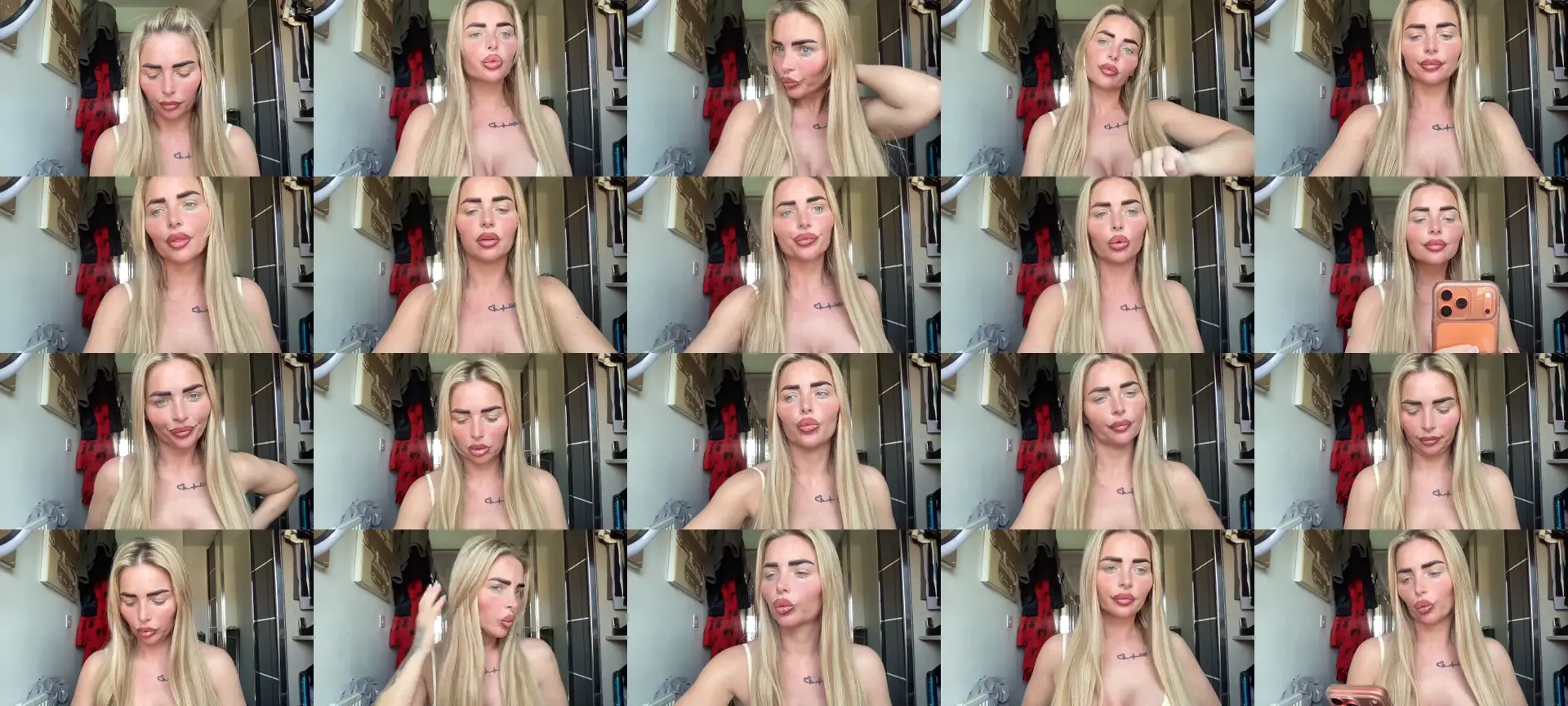 kittycatxx photo contact sheet