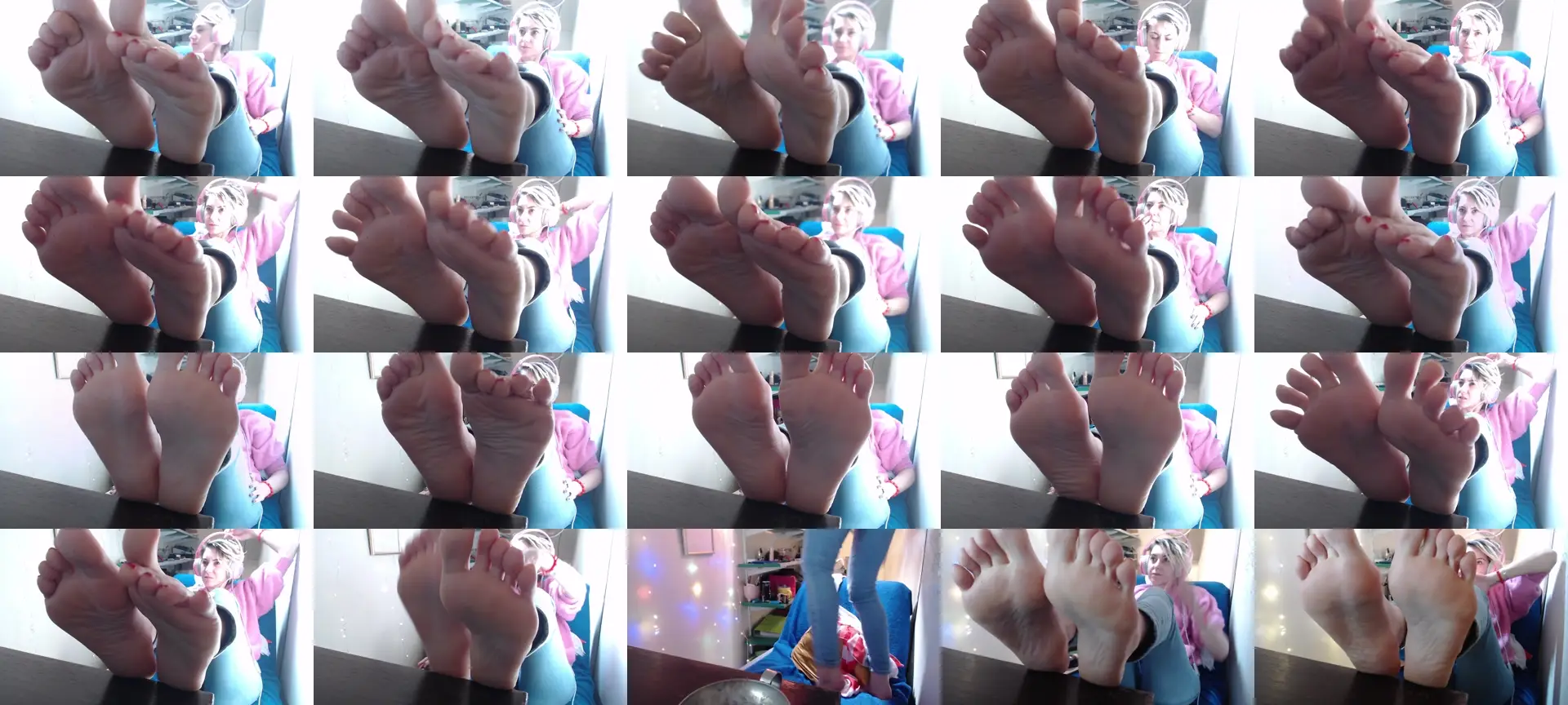 LadyMoonCash photo contact sheet