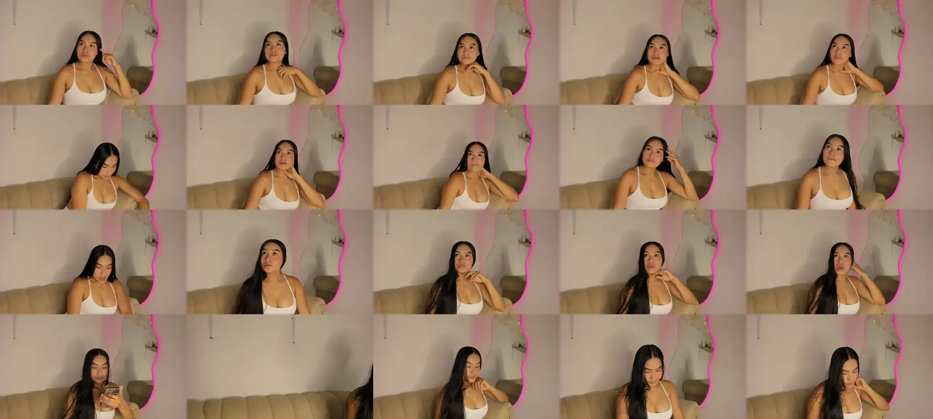 Lany_sweet photo contact sheet