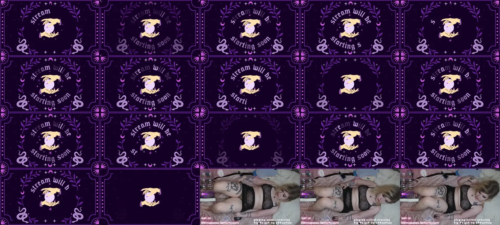 Lilithxoxrose photo contact sheet