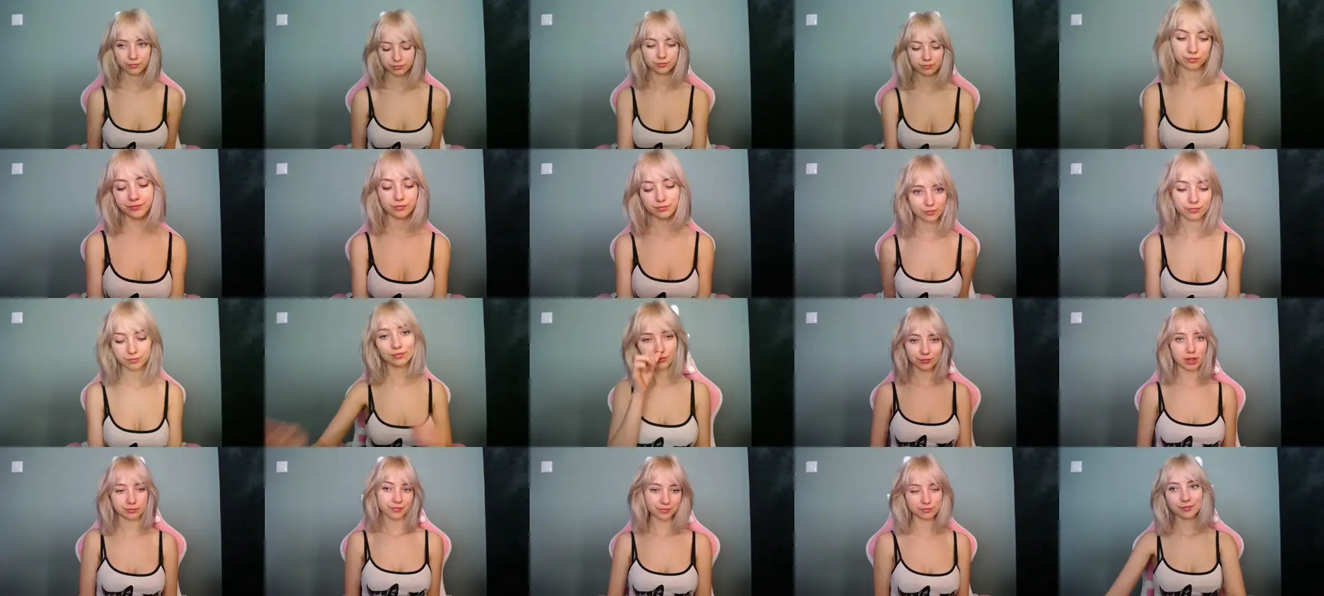 LuciaAmazing photo contact sheet