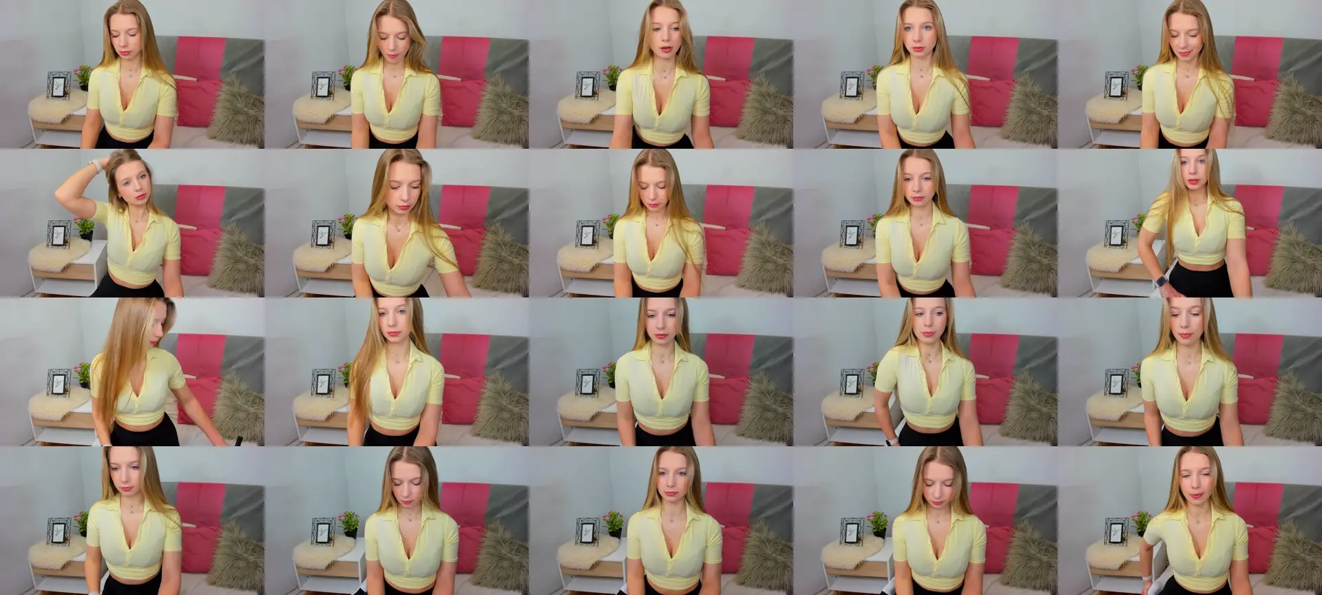 LucyNewBeauty photo contact sheet