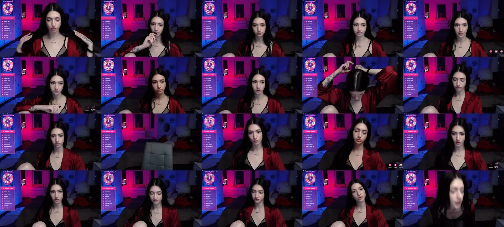 Luness photo contact sheet