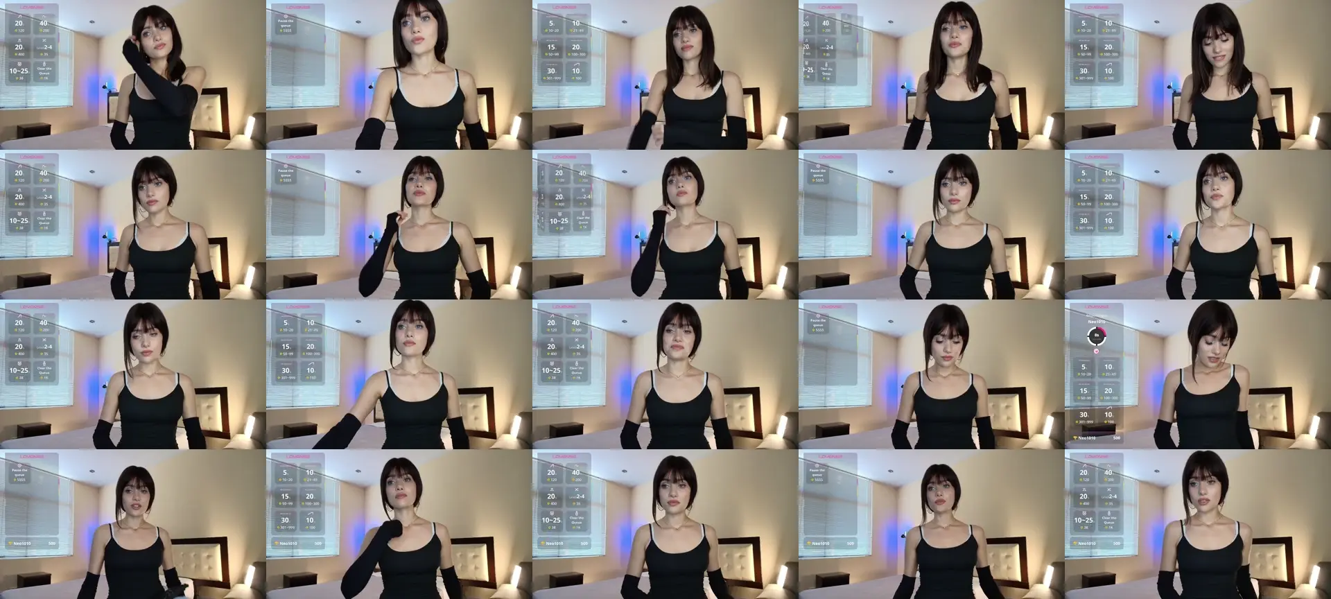 Madisonsroom photo contact sheet