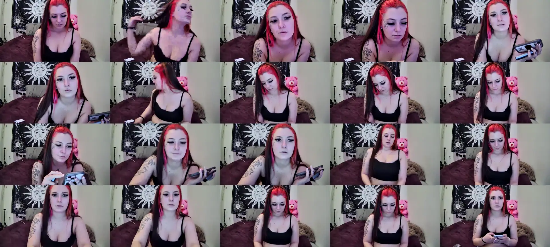 Maexoxo photo contact sheet