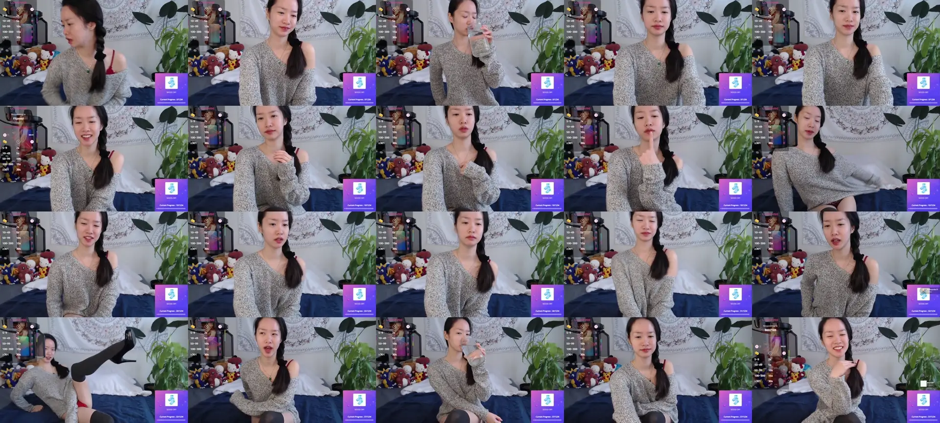 MarissaPeach photo contact sheet