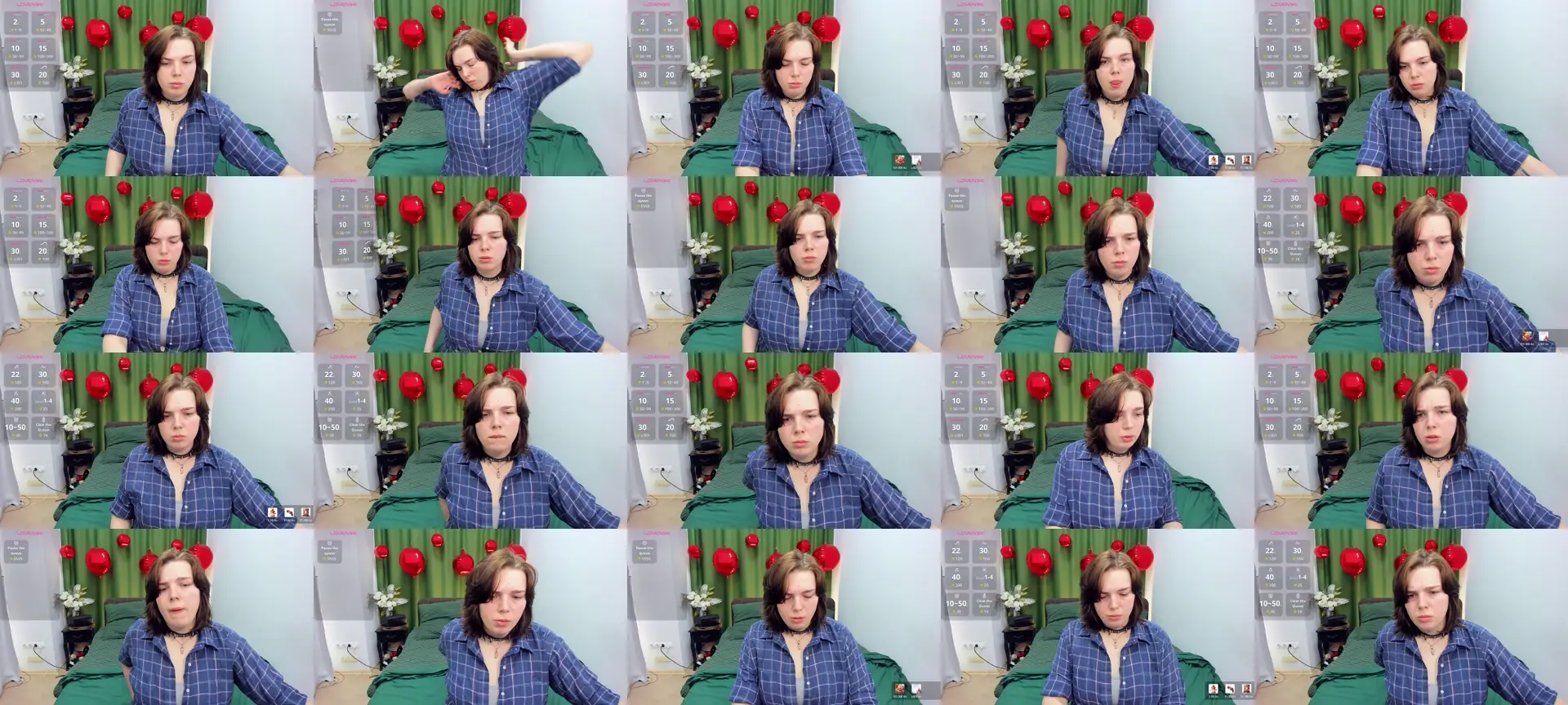 MissCharlin photo contact sheet