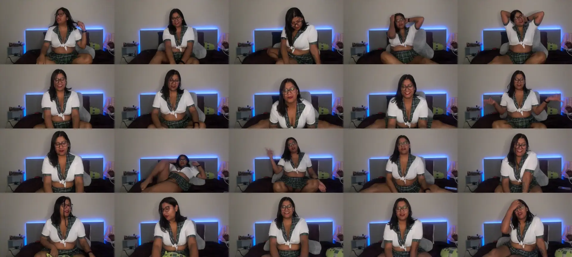 MissLolaStone photo contact sheet