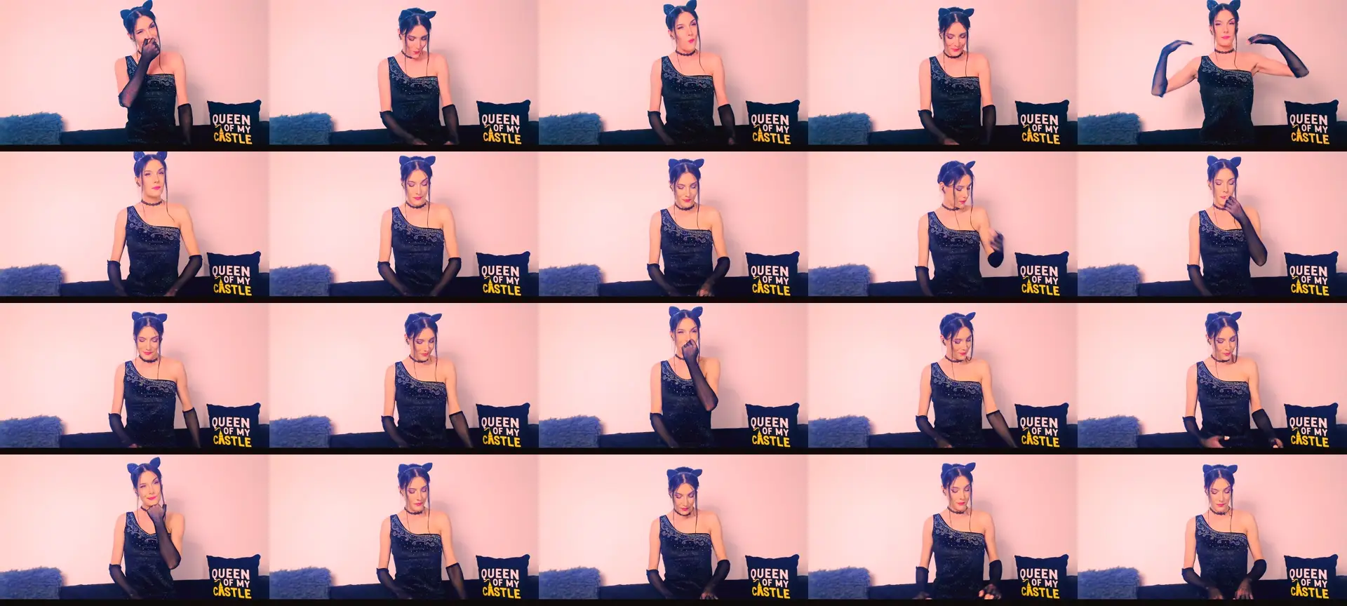 Mistressjo photo contact sheet