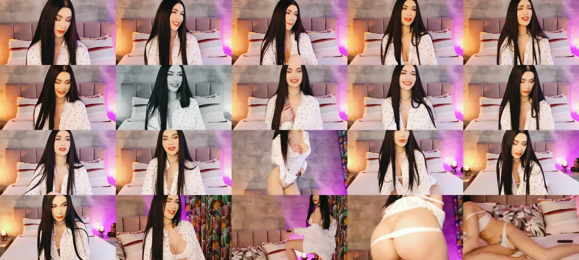 Monalise photo contact sheet