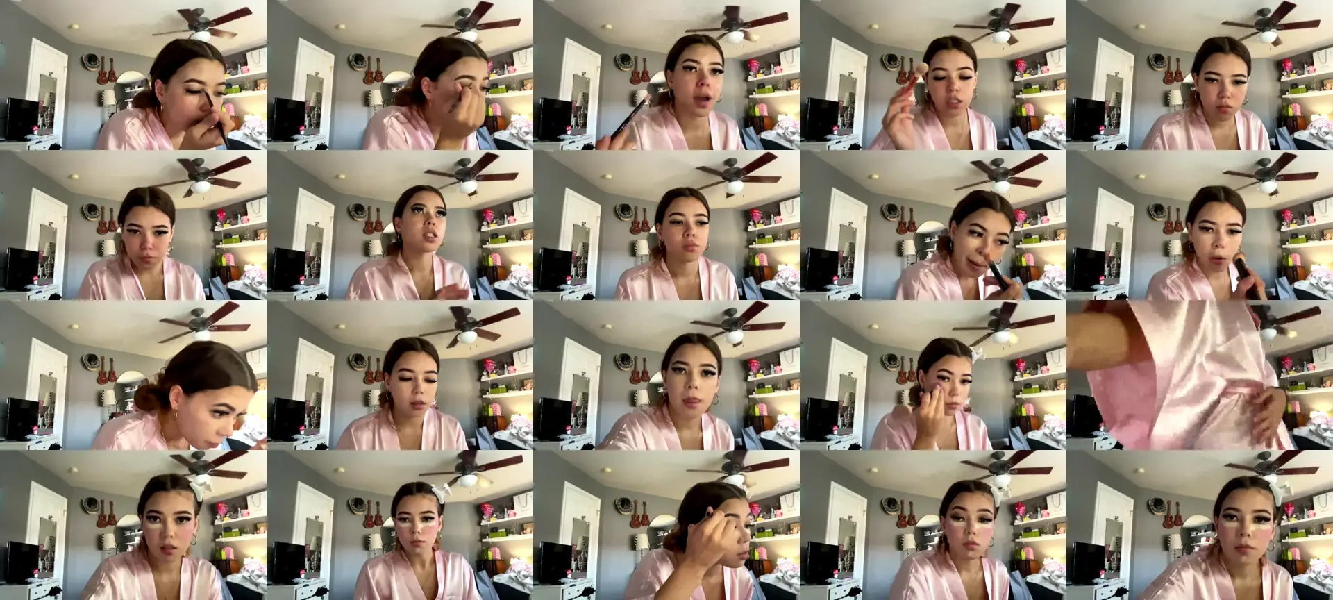 Natpeach photo contact sheet