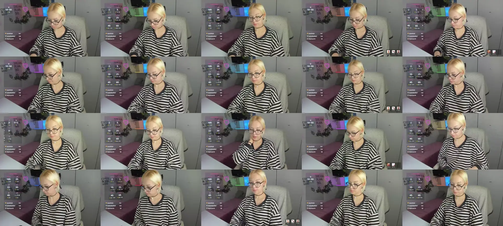 NekoSora photo contact sheet