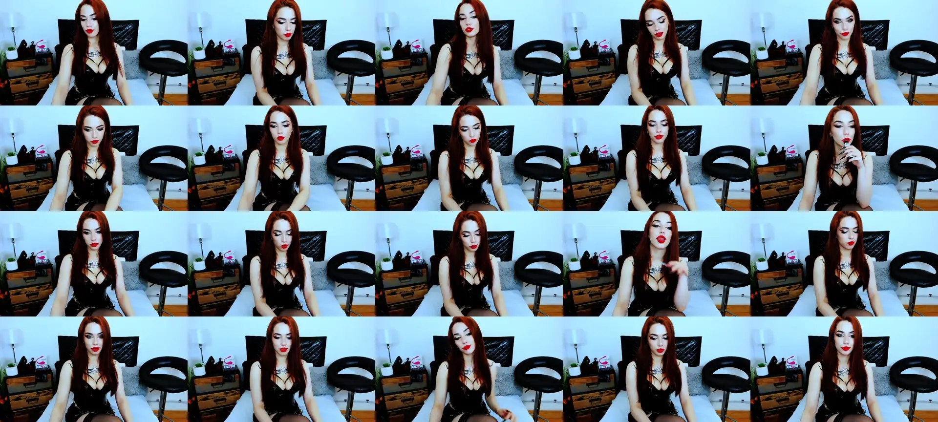 PollyFlirt photo contact sheet