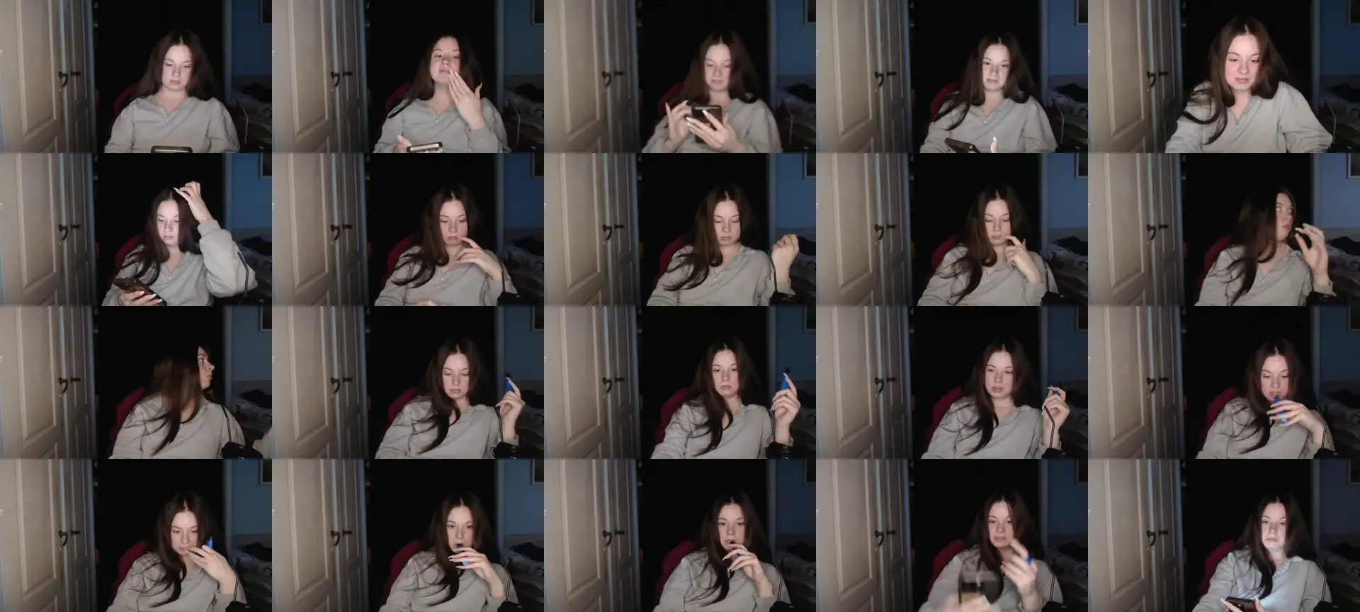 Rihannared113 photo contact sheet