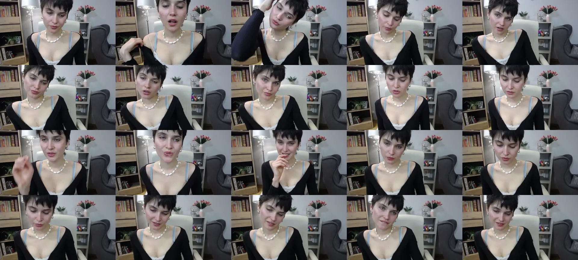 SarahPassionX photo contact sheet