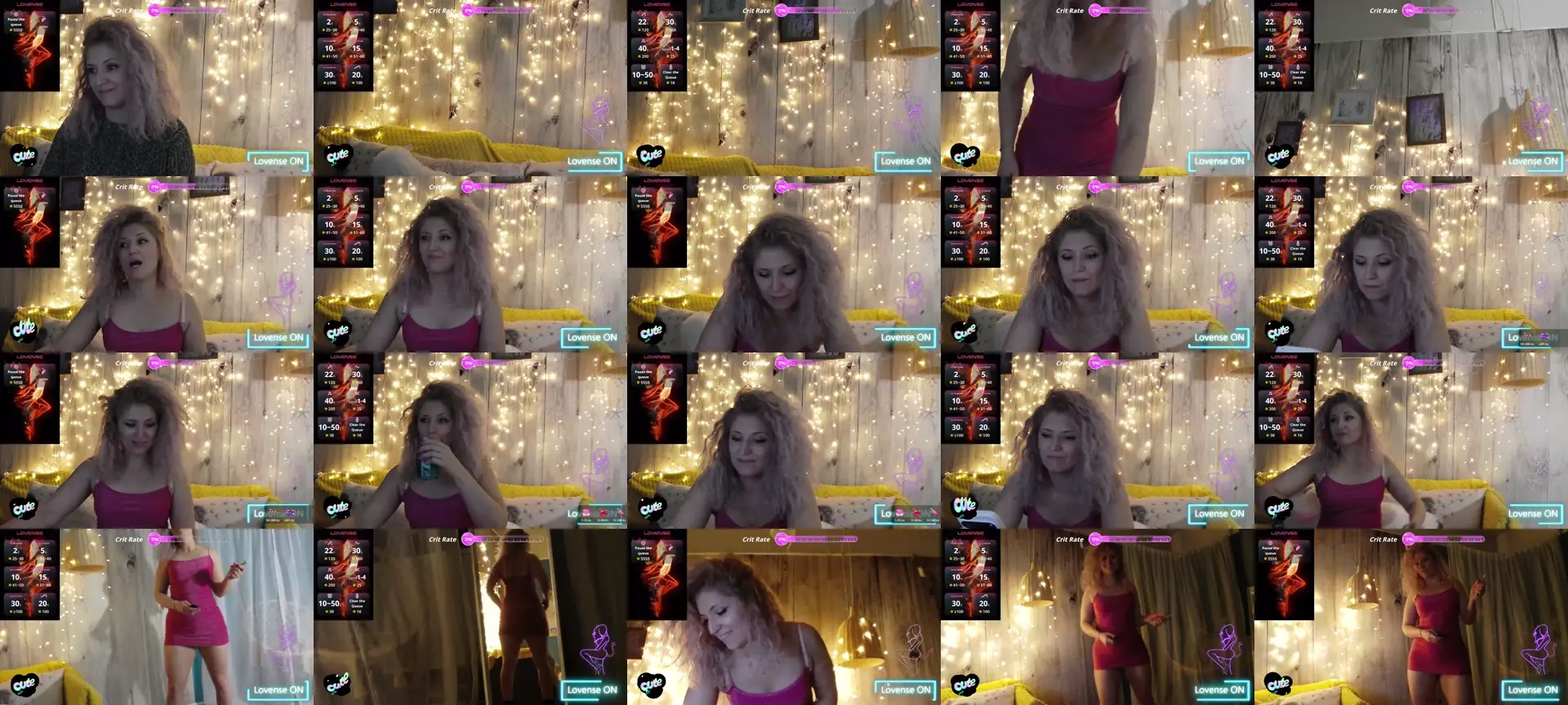 SassyKate photo contact sheet