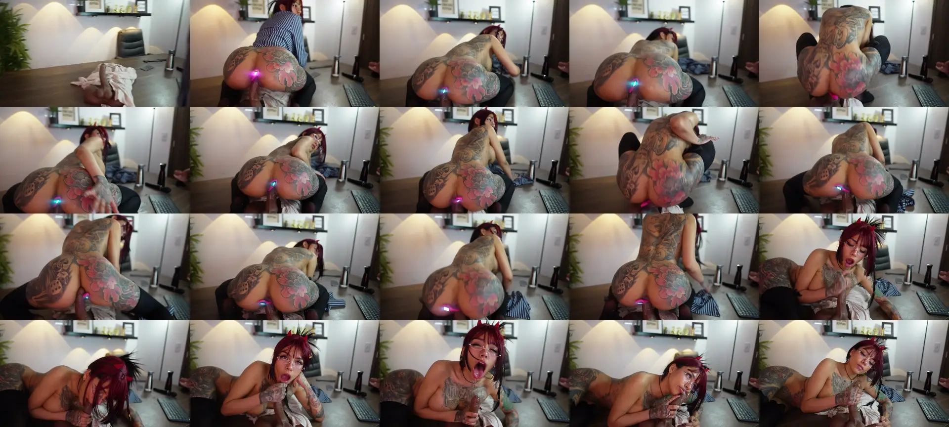 Scarlet_01 photo contact sheet