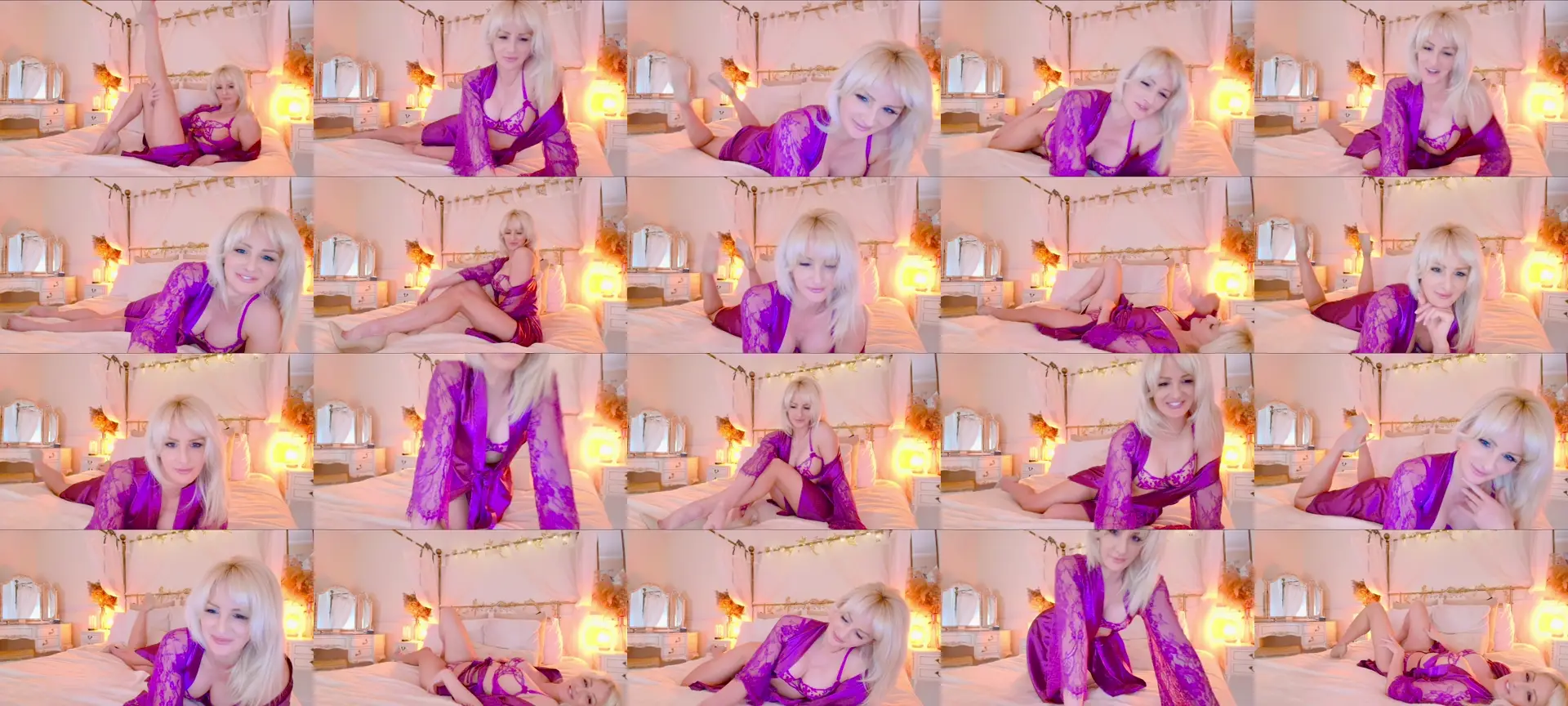 SelinaRose photo contact sheet