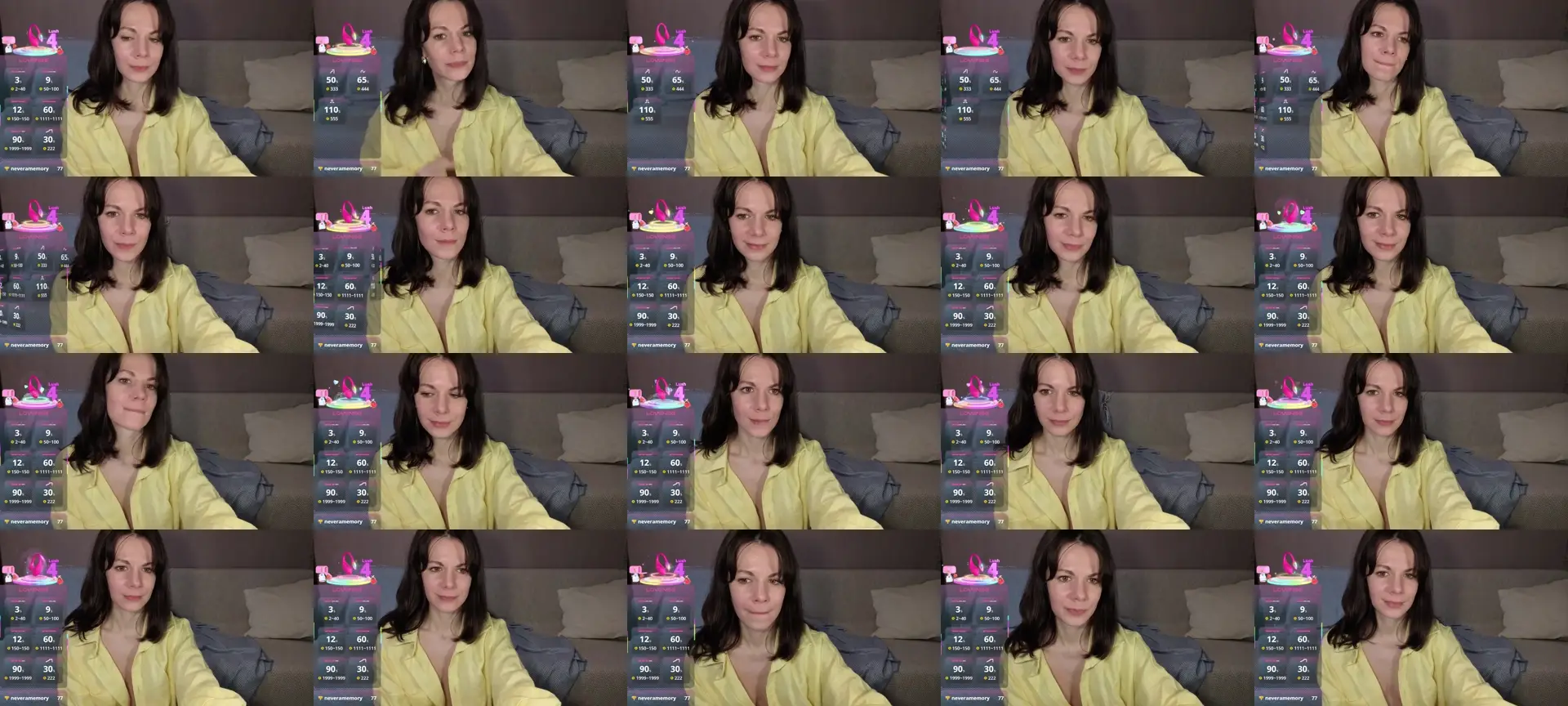 SexPin photo contact sheet