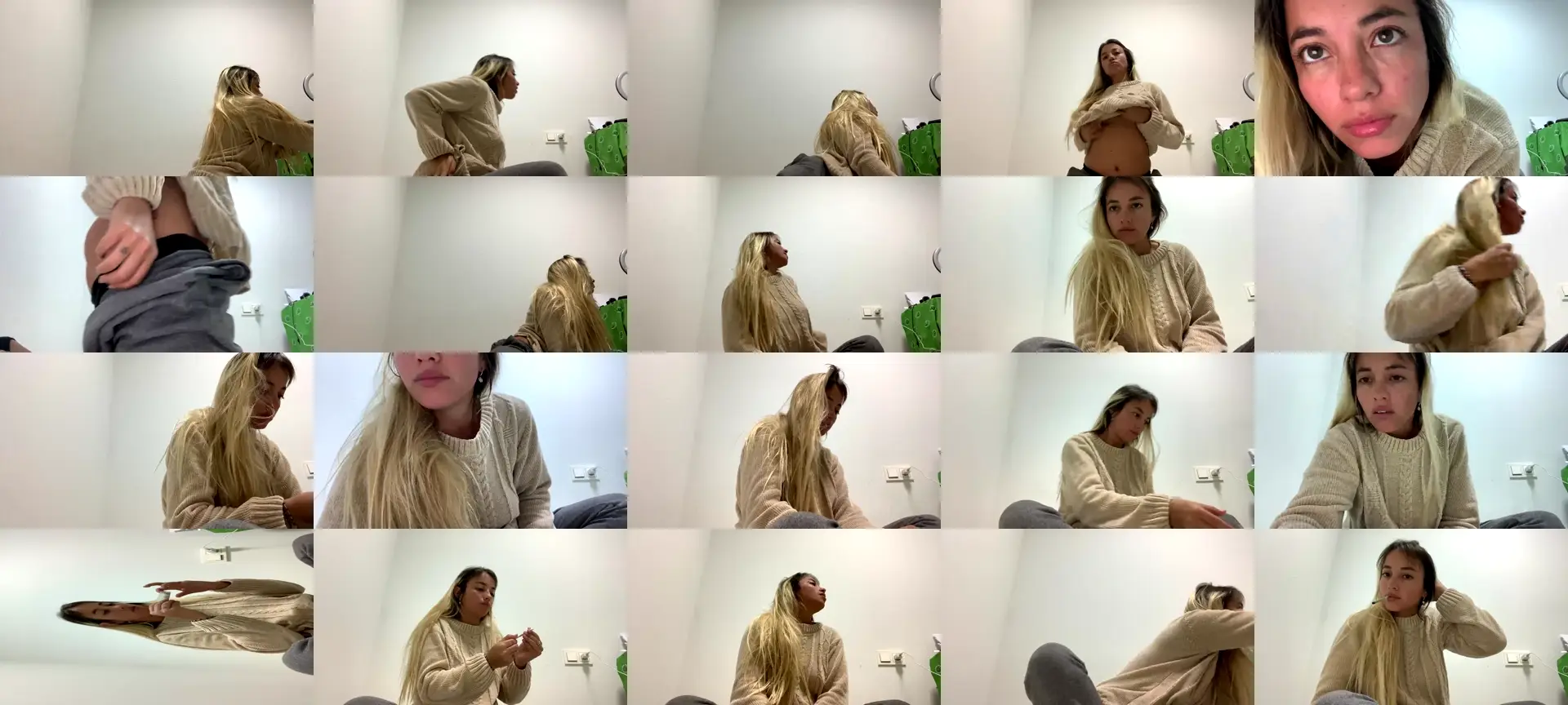 SexyandTiny photo contact sheet