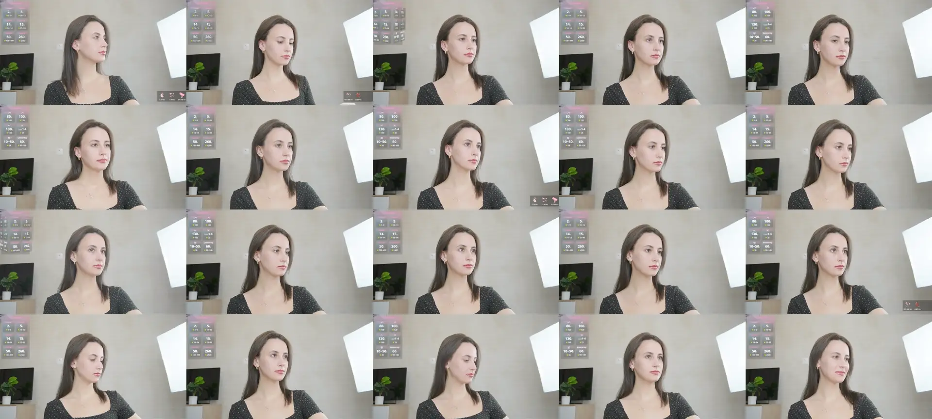 SoLovelyAnna photo contact sheet