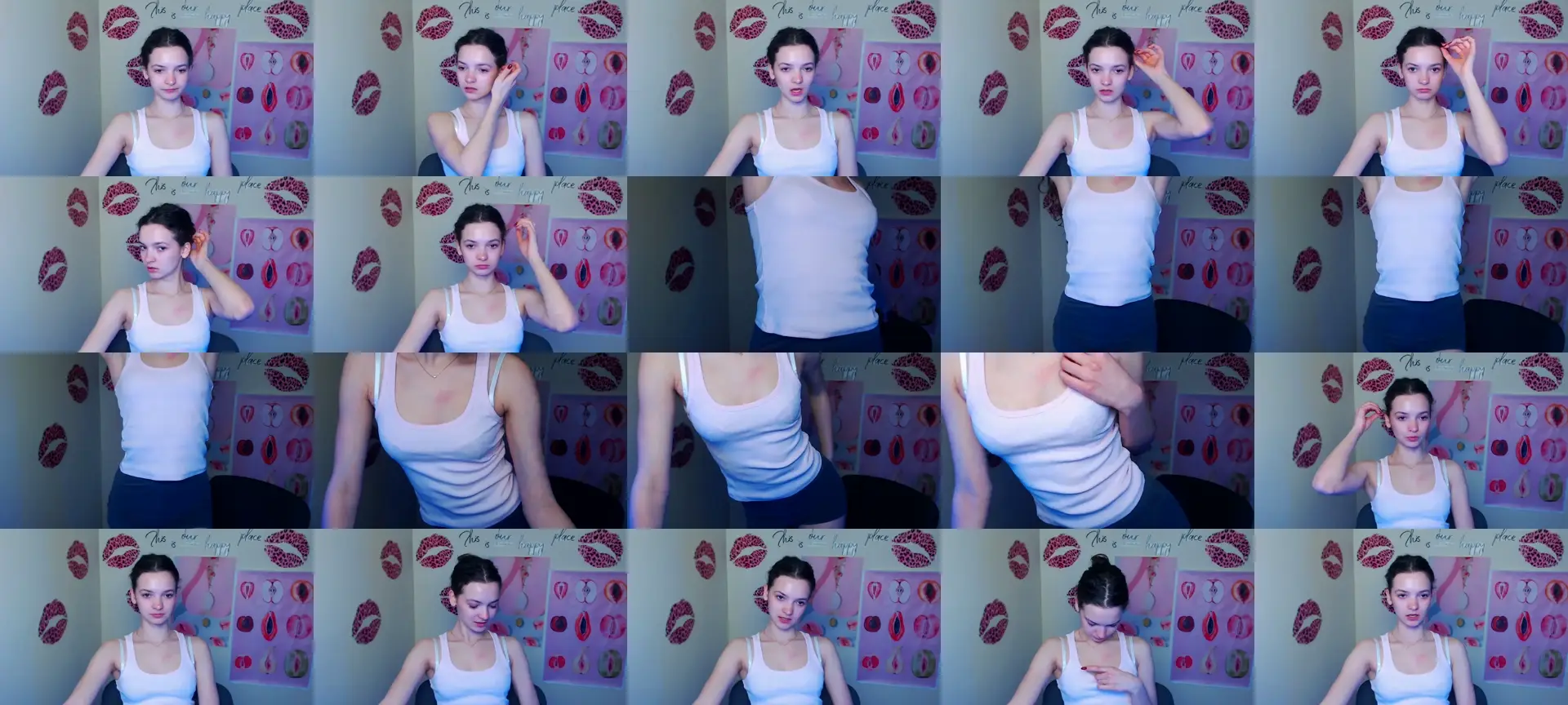 SusieStar photo contact sheet