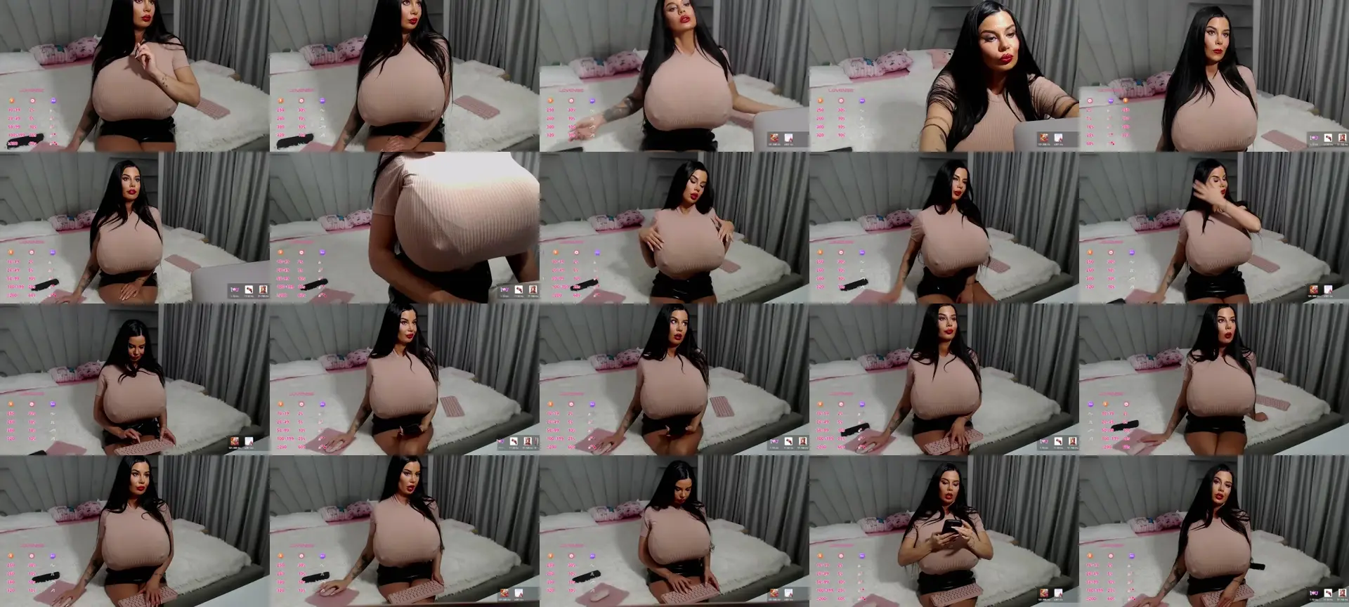 WorshipRita69 photo contact sheet