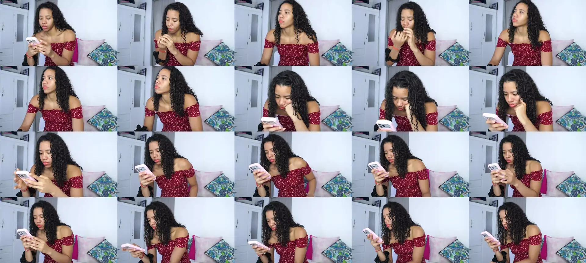 AlessaMaya photo contact sheet