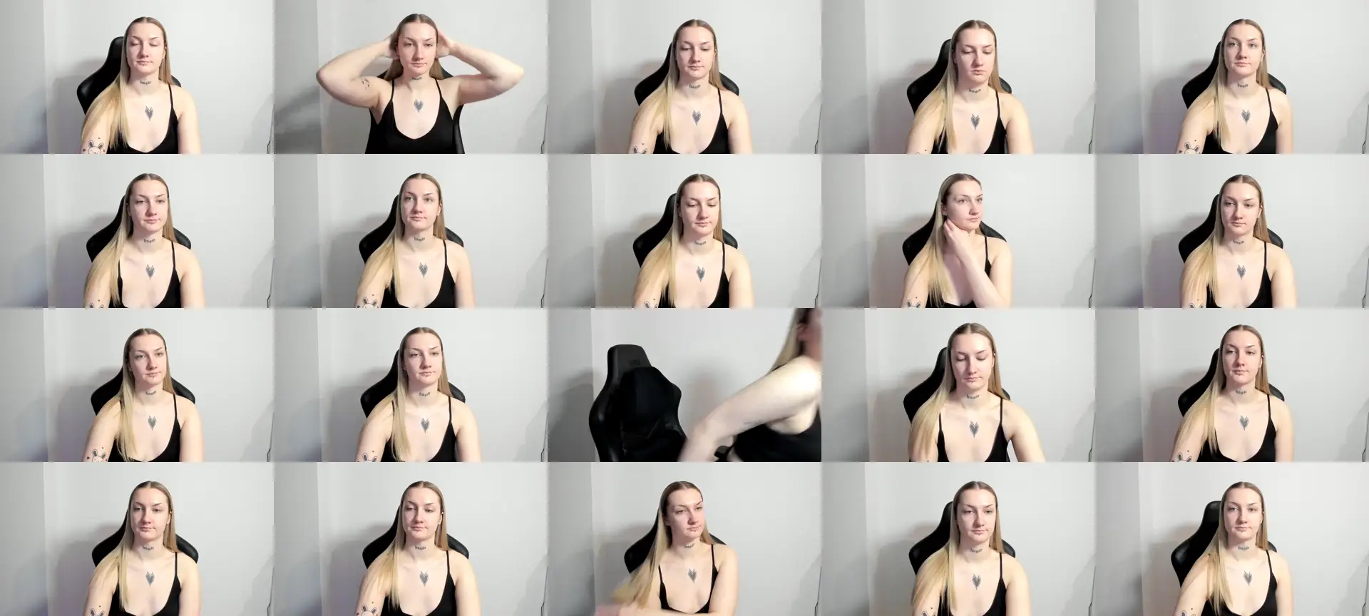 AlexaHorny photo contact sheet