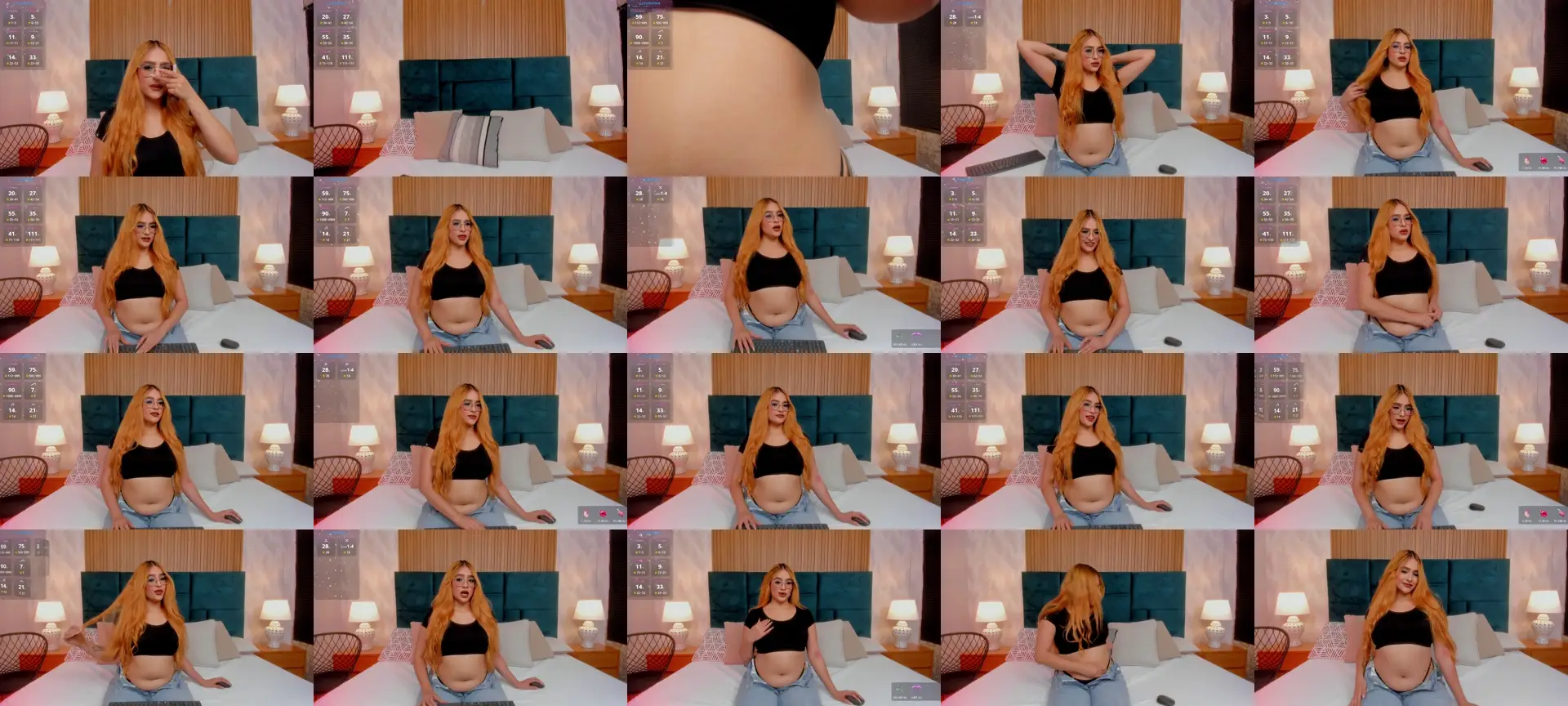 Amber_kiss photo contact sheet