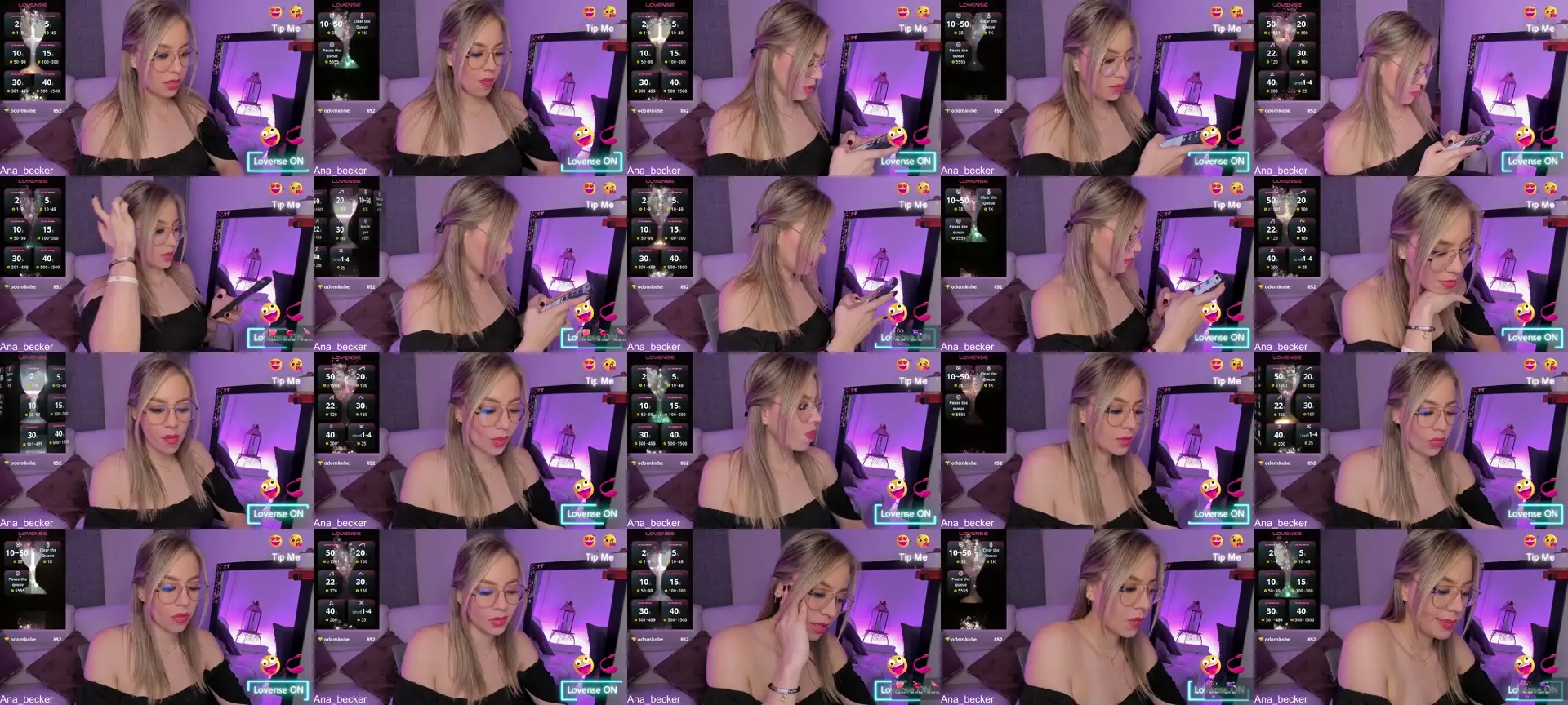 Ana_becker photo contact sheet