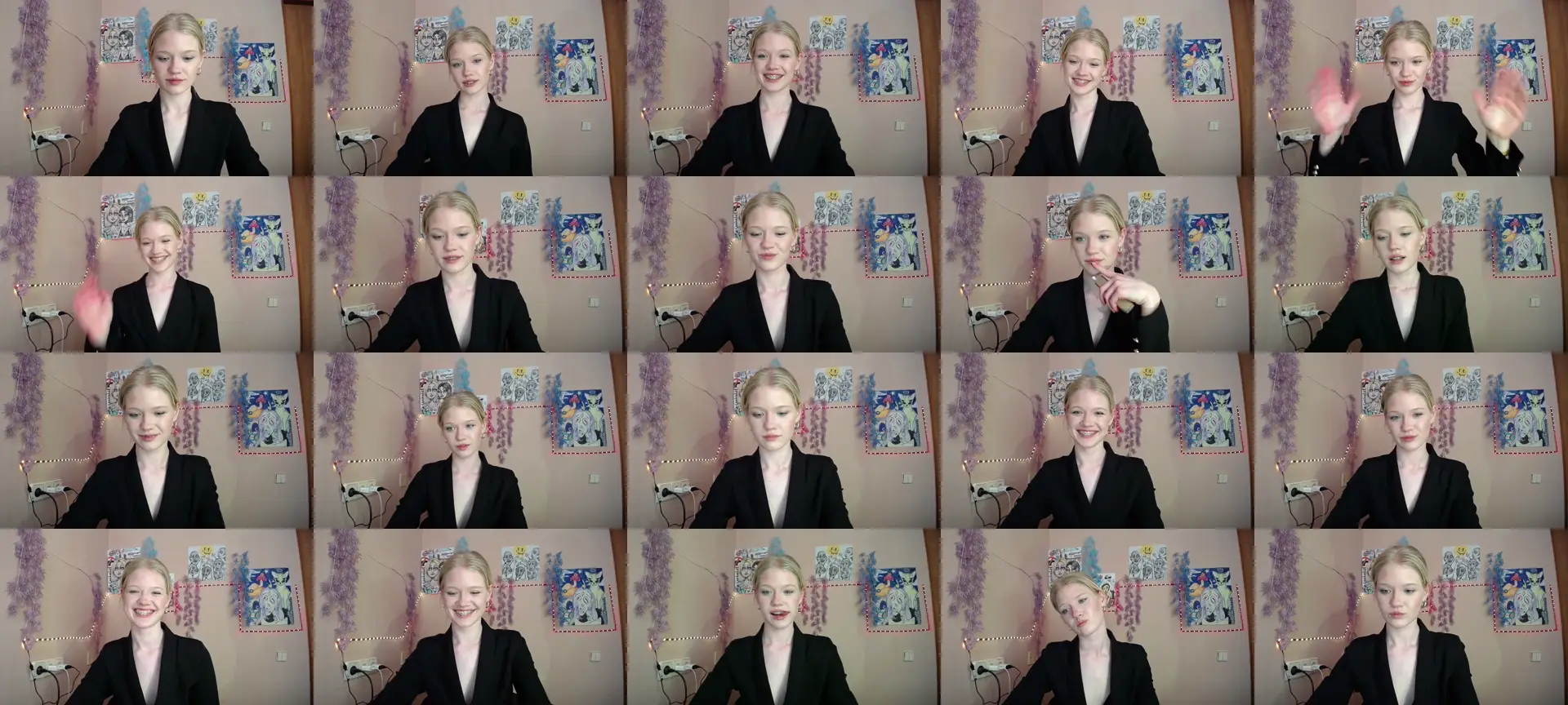 Angel_baby photo contact sheet