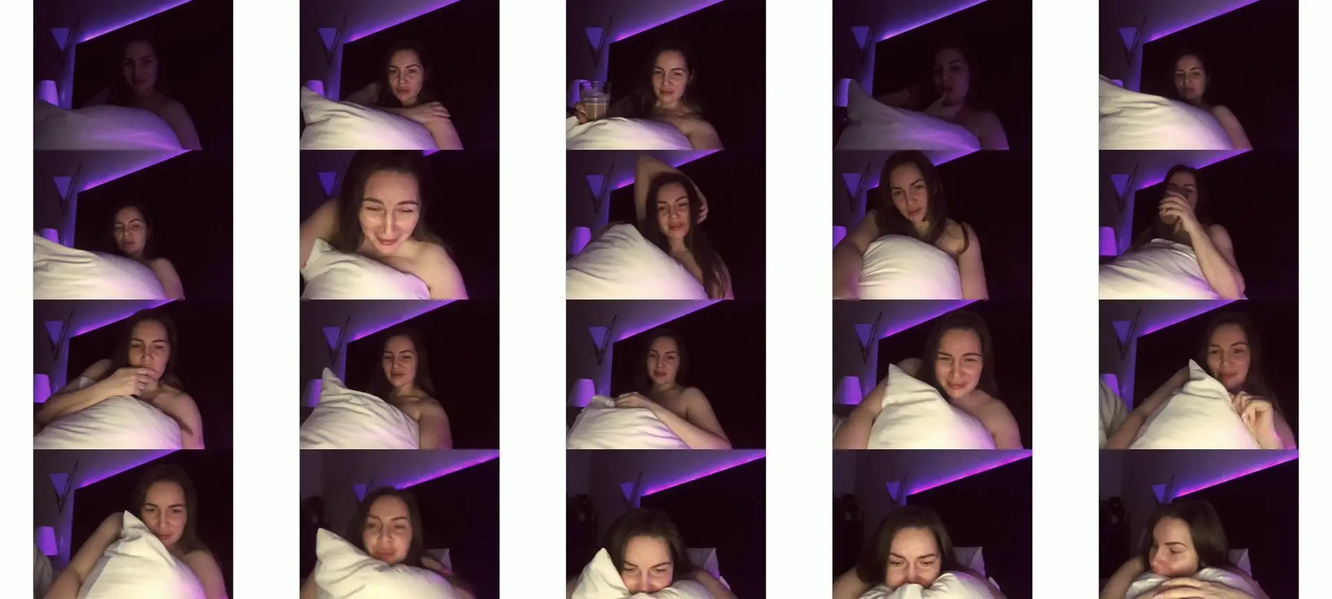 ArianaAri photo contact sheet