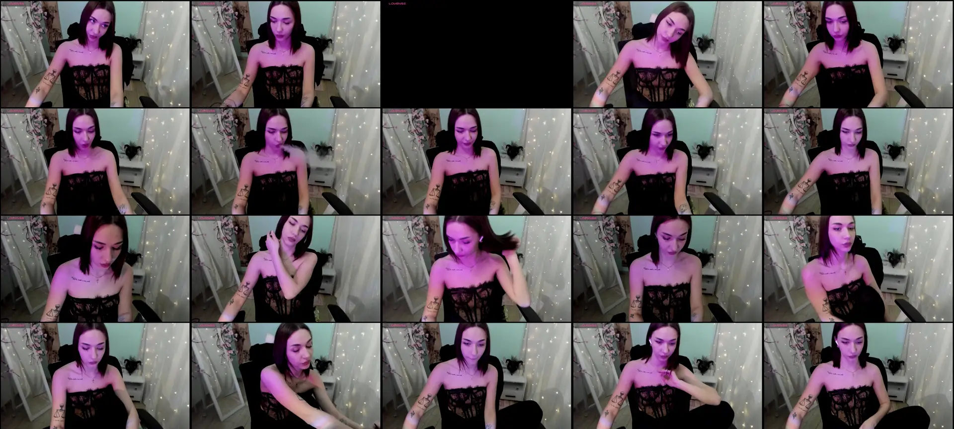 AriTemptation photo contact sheet