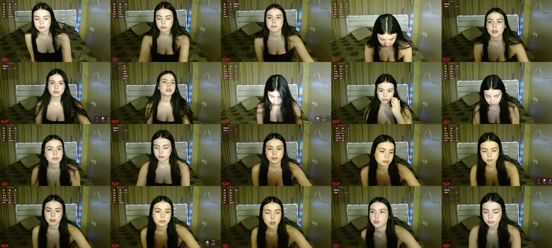 BellaDoll photo contact sheet