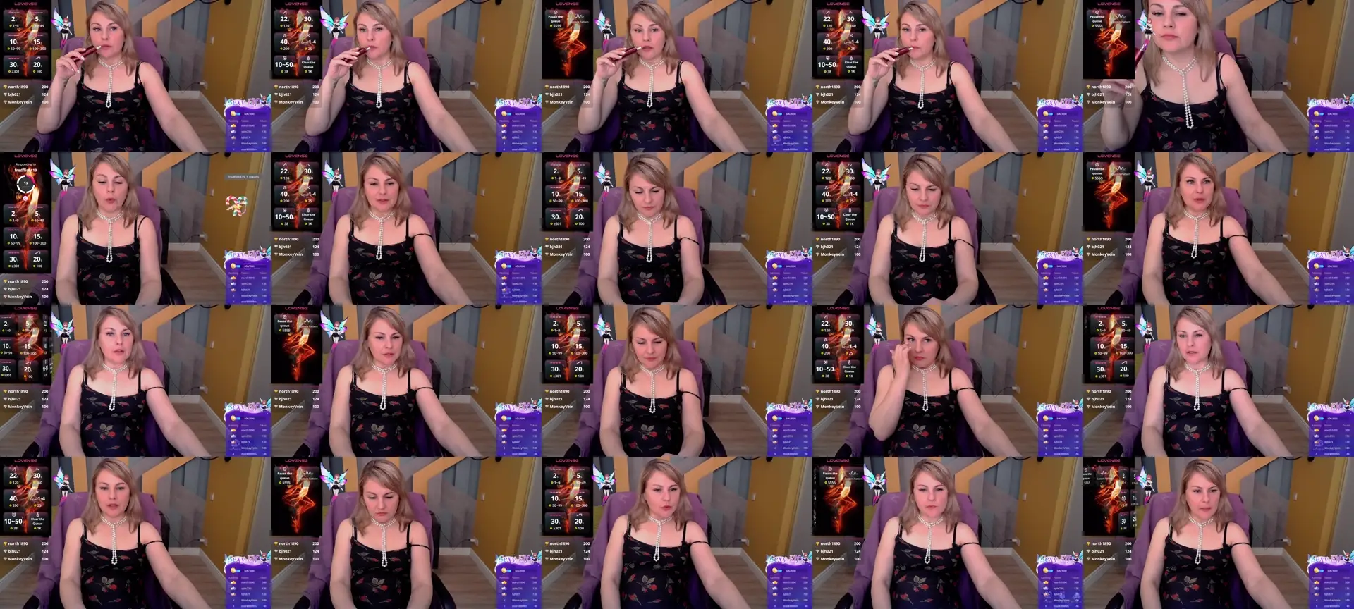 CandyLong photo contact sheet