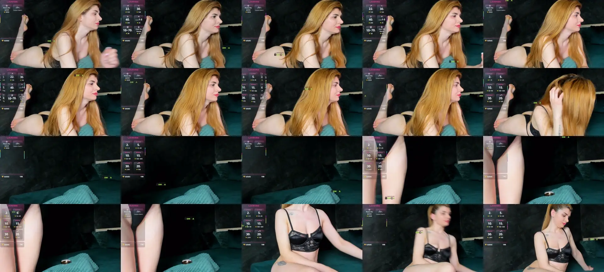 CelineMayersX photo contact sheet