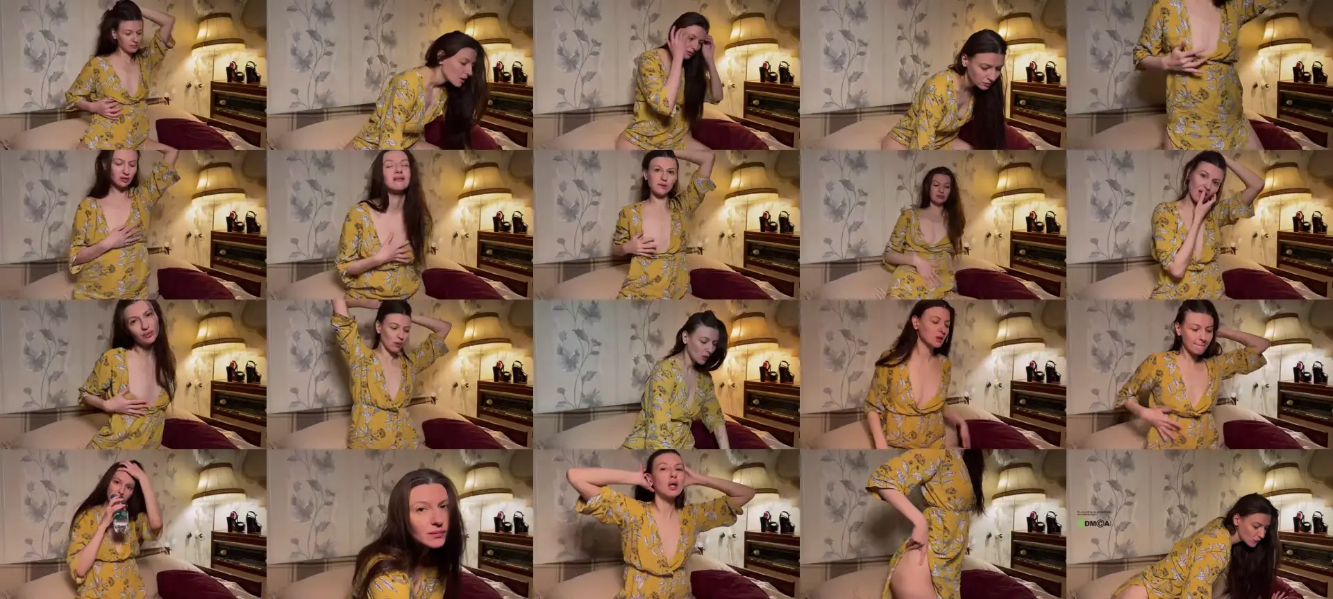 CherryLips photo contact sheet