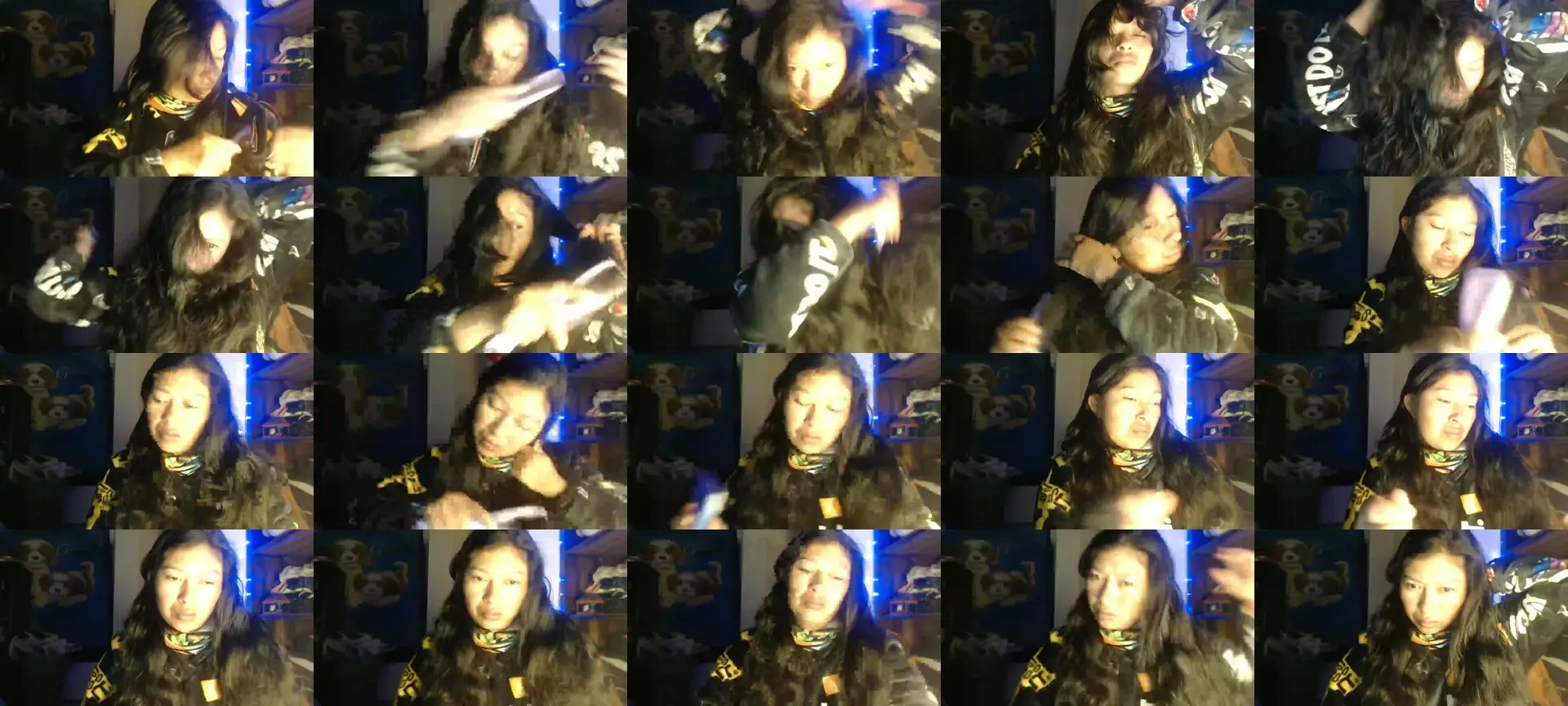 CHILENITAHOT photo contact sheet