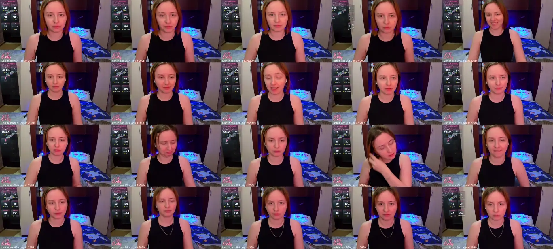 DerrieStar photo contact sheet